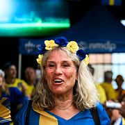 Svenskt midsommarfirande i Houston under fredagen. 