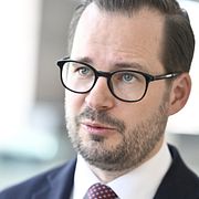 Mattias Bäckström Johansson (SD), partisekreterare. Arkivbild.