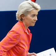 EU-chefen Ursula von der Leyen. Arkivbilder.