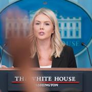 Vita husets talesperson Karoline Leavitt 