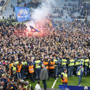 Djurgårdens fans efter guldmatchen. 