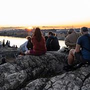Skinnarviksberget på Södermalm i Stockholm.