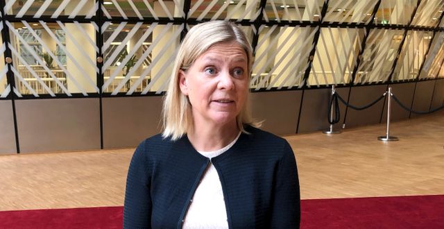Finansminister Magdalena Andersson (S) Wiktor Nummelin/TT / TT NYHETSBYRÅN