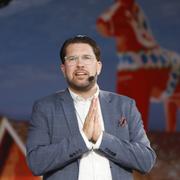 Sverigedemokraternas partiledare Jimmie Åkesson. 