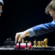 Viswanathan Anand och Magnus Carlsen.