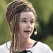 Miljöpartiets språkrör Amanda Lind.