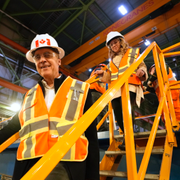 Mark Carney och Pierre Poilievre under valrörelsen.