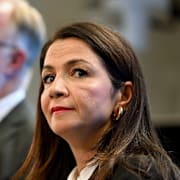 Arkivbild på Liberalernas tidigare partiledare Johan Pehrson och partisekreterare Gulan Avci.