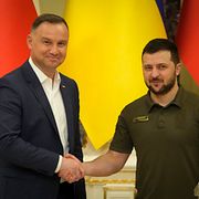 Bild från ledarnas möte i Kyiv i våras.  Efrem Lukatsky / AP