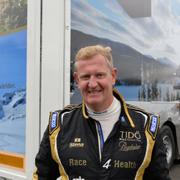 Roger Samuelsson under ett racingevenemang i Sverige 2015.