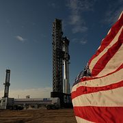 Space X börsdebut kan ske redan nästa vecka. Här förbereds för att rymdraketen Starship ska lyfta från Texas.
