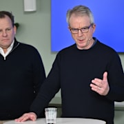 Intellego Technologies tillförordnade VD Jacob Laurin och styrelseordförande Greg Batcheller. 