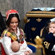 Prinsessan Madeleine, prinsessan Sofia, prins Carl Philip. Arkivbild.