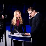  SVT Sports Marie Lehmann och Jonas Andersson.