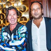 Petter Stordalen, ägare till Nordic Choice Hotels och Vimal Kovac, vd Stureplansgruppen, och Amanda Lind (MP), kulturminister 