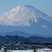 Berget Fuji. Arkivbild.