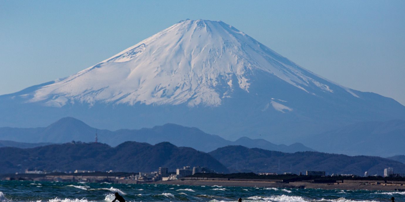 Berget Fuji. Arkivbild.