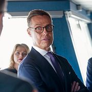Alexander Stubb under ett möte i Helsingfors i går.