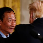 Terry Gou och Donald Trump.