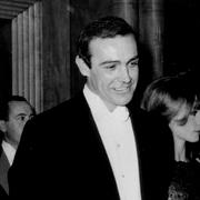 Paret Diane Cilento och Sean Connery träffade prinsessan Margret 1965.