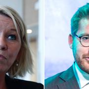 Monica Mæland och Sveinung Rotevatn.