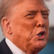Trump/Den tecknade bilden som Trump påstås ha skickat.