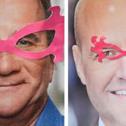 Stefan Löfven och Fredrik Reinfeldt, från valaffischer.