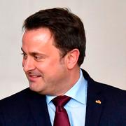 Xavier Bettel tillsammans med Tysklands förbundskansler Angela Merkel. 