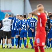 Besvikna IFK Göteborg-spelare på Ullevi