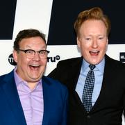 Andy Richter och Conan O'Brien.