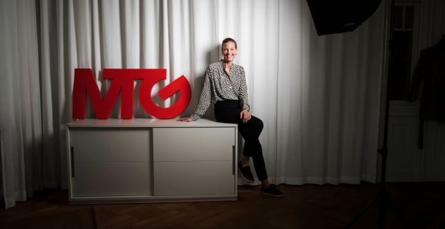 Maria Redin, vd för mediebolaget MTG. Stina Stjernkvist/SvD/TT