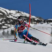 Arkivbild från mars: Cornelia Öhlund under tävling i Åre.