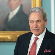 Nya Zeelands försvarsminister Winston Peters.