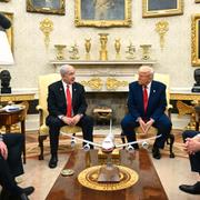 President Donald Trump och Israels Benjamin Netanyahu.