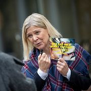 Magdalena Anderssons, arkivbild från 2 april.