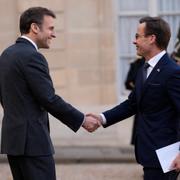 Macron och Kristersson i Paris, januari 2023.