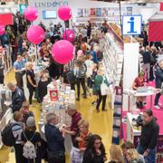 Besökare på bokmässan i Göteborg 2018. 