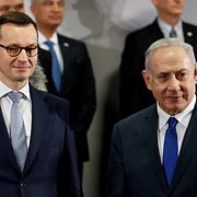 Mateusz Morawiecki och Benjamin Netanyahu.