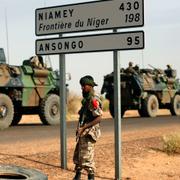Arkivbild. Franska soldater vid gränsen mellan Mali och Niger.