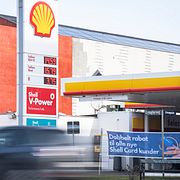 Illustrationsbild från en dansk bensinstation.