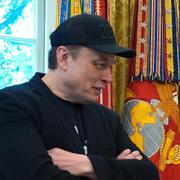Elon Musk i Vita huset.
