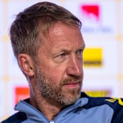 Förbundskapten Graham Potter. 