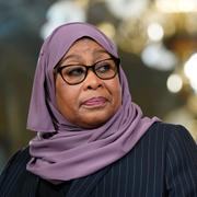 Tanzanias president Samia Suluhu Hassan