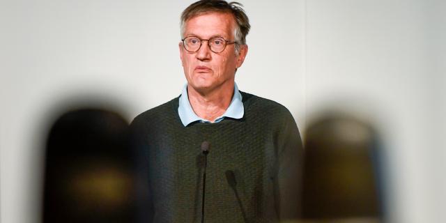 Anders Tegnell på torsdagens pressträff.  Carl-Olof Zimmerman/TT / TT NYHETSBYRÅN