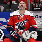 Washington Capitals stjärna Alex Ovetjkin under en match tidigare i veckan.