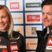 Frida Hansdotter och Mattias Hargin.