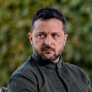 Ukrainas president Volodymyr Zelenskyj, arkivbild från Kyjiv 23 augusti.