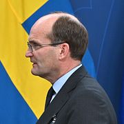 Bistånds- och utrikeshandelsminister Benjamin Dousa (M) tillsammans med Sidas numera petade generaldirektör Jakob Granit.