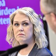 Lena Hallengren, gruppledare för Socialdemokraterna.