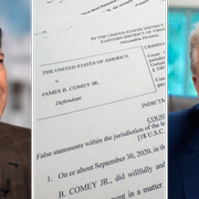 James Comey och Donald Trump.